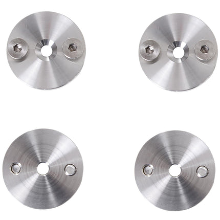 35-45mm Stainless Steel Sliding Door Track Kit - Silver