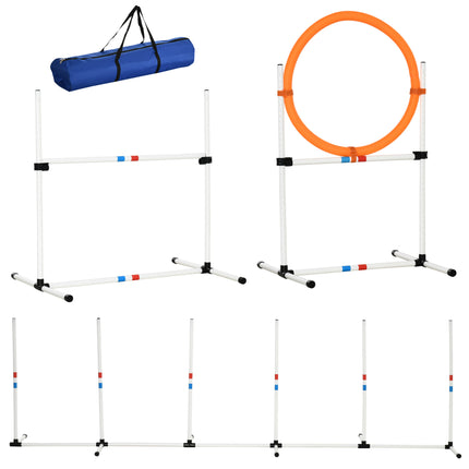 3 Piece Pet Agility Training Equipment Dog Play Run Jump Obedience Training Set