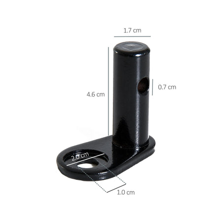 Universal Bicycle Bike Trailer Connector for Quick Attachment - Black