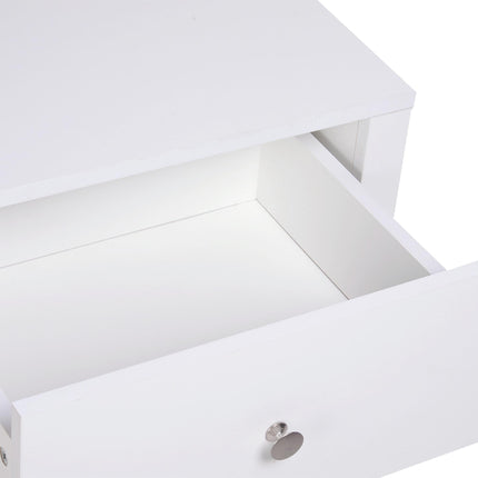 Modern Bedside Table, Nightstand with Drawer Shelf, End Table for Living room, B