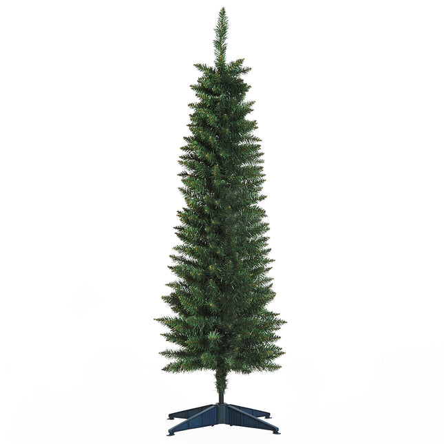 1.5m Artificial Christmas Pine Tree with Plastic Stand - Green