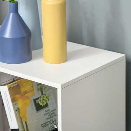 3-Tier 9 Cubes Storage Unit Particle Board Cabinet Bookcase Organizer - White