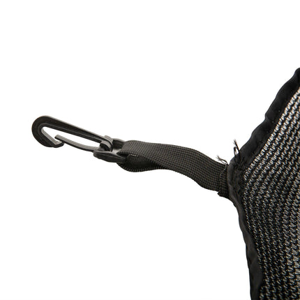 10ft Replacement Safety Trampoline Net Enclosure for 6 Poles - Black