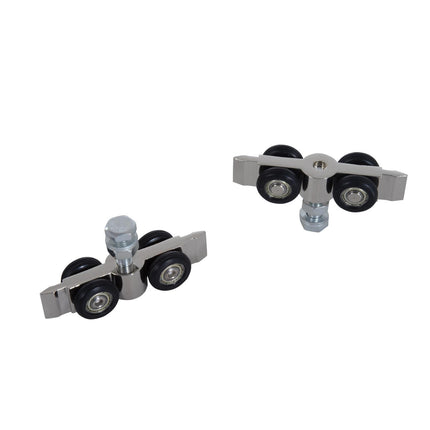 6.5FT 2000mm Sliding Barn Door Hardware Track Kit for Single Wooden Door - Brown
