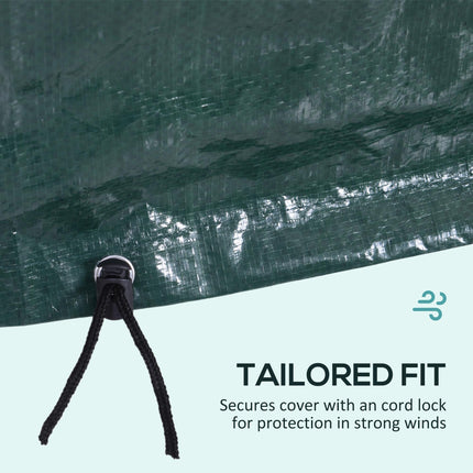 Large Waterproof Patio Set Cover 235x190x90cm UV Resistant - Green