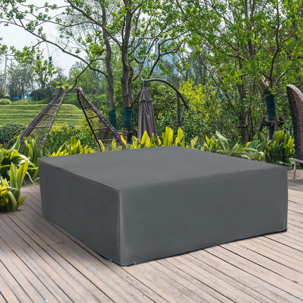 Oxford Waterproof UV Resistant Patio Set Cover 205L x 192W x 61H cm - Grey