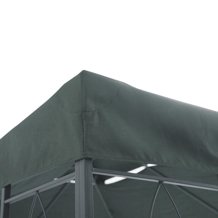 Durable UV Resistant Gazebo Replacement Roof Canopy 2.9-3W x 3.9-4L m - Deep Grey