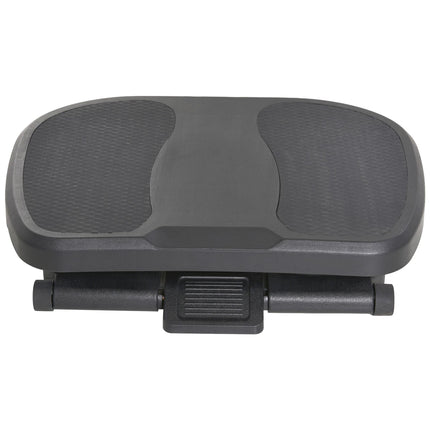Adjustable Footrest with 0-30° Tilt and Height for Better Posture - Black