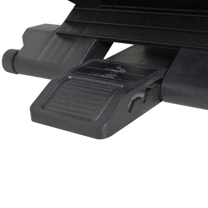 Adjustable Footrest with 0-30° Tilt and Height for Better Posture - Black
