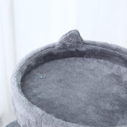 3-Tier 104 cm Deluxe Cat Tree with Scratching Posts and Play Ball - Grey