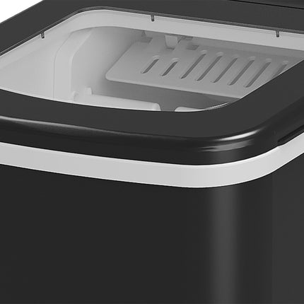 Portable Countertop Ice Maker Machine 9 Cubes in 8 Minutes - Black