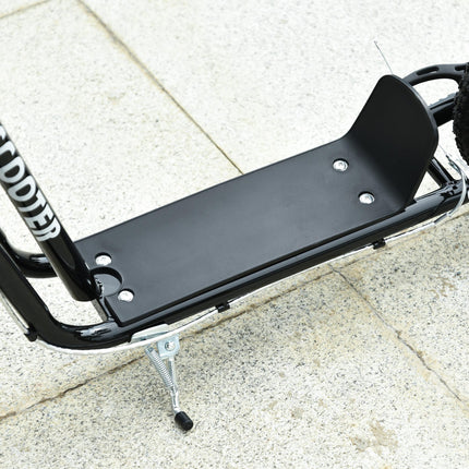 Kids Height Adjustable Steel Kick Scooter 75-80cm Handlebar - Black/Red