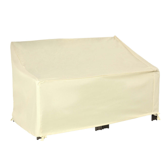 600D Oxford Cloth Furniture Cover, 2 Seater Sofa Protector for Garden Patio, Cre