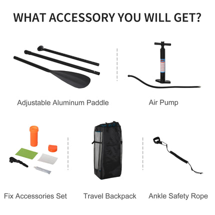 Stand Up Paddle Board SUP Accessory Carry Bag Adj Paddle Pump Leash Inflatable P