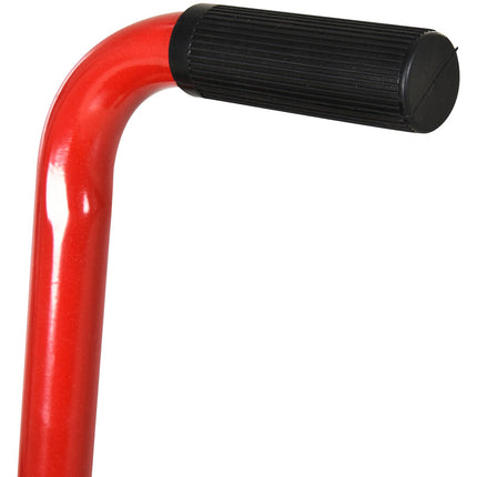 Manual Steel Motorcycle Repair Lift Stand 150kg Capacity - Red
