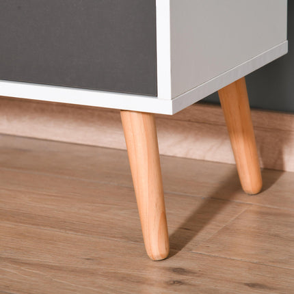 Floor Cabinet Storage Cupboard with Drawer for Bedroom, Living Room & Entryway - Grey