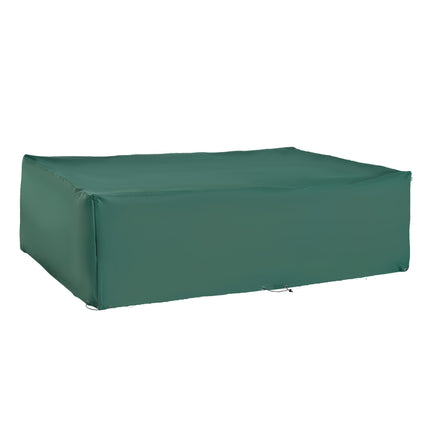 Outdoor Rattan Furniture Cover Set Waterproof UV Rain Protection 222x155x67 cm - Green