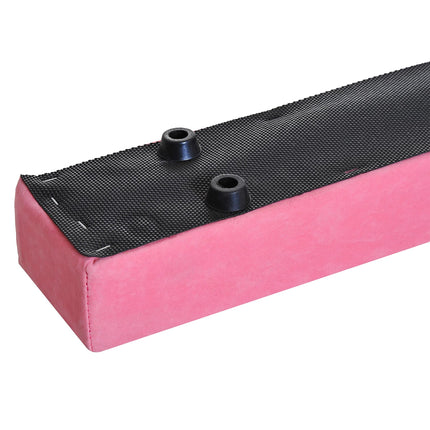Balance Beam Trainer 2.1m for Gymnastics Practice - Pink
