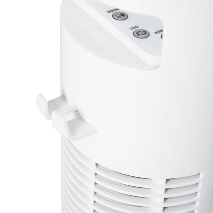 30'' Freestanding Tower Fan with 3 Speeds, 3 Modes, 10h Timer & 70° Oscillation - White