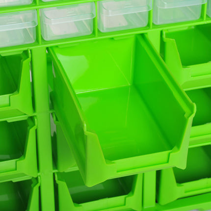 Plastic 39 Drawer Parts Organiser Wall Mount Storage Cabinet Garage Small Nuts B