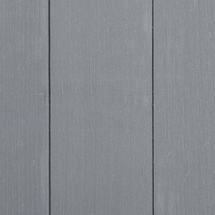 Wooden Garden Storage Shed with Lockable Double Doors and Removable Table - Grey