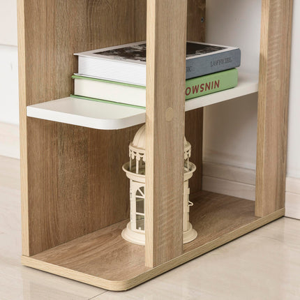 Computer Desk, Writing Desk with 3-Tier Storage Shelf, Work Table for Home Offic