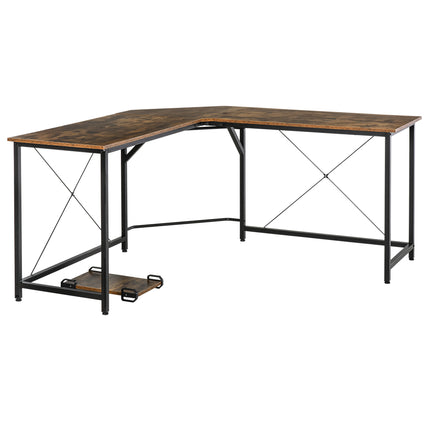 L-Shaped Desk, Gaming Desk, 150 x 150 x 75 cm, Corner Computer Desk for Study, H