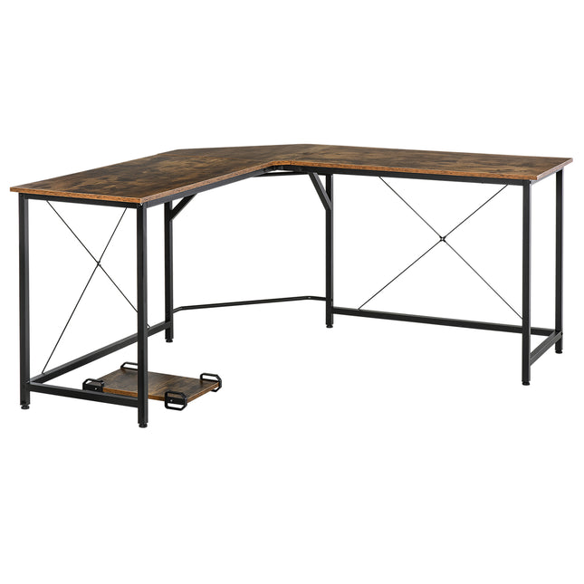 L-Shaped Desk, Gaming Desk, 150 x 150 x 75 cm, Corner Computer Desk for Study, H