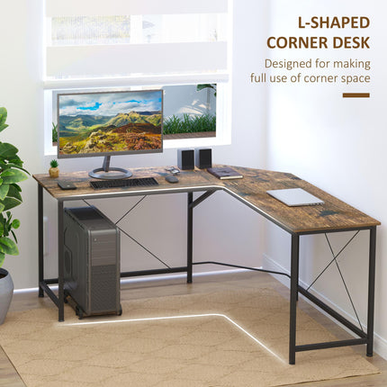 L-Shaped Desk, Gaming Desk, 150 x 150 x 75 cm, Corner Computer Desk for Study, H