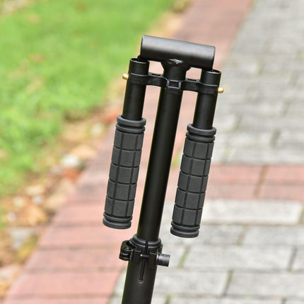 Folding Kick Scooter, Adjustable Ride On Scooter with 200mm Big Wheels and Doubl