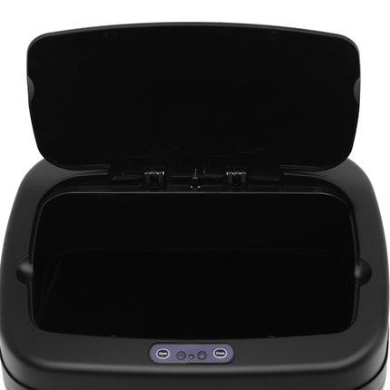 20L Luxury Automatic Sensor Kitchen Dustbin with Removable Bucket - Silver Black