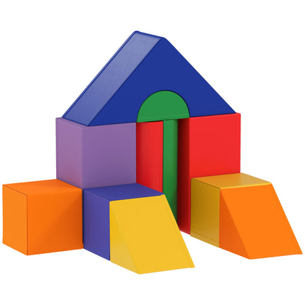 11 Piece Soft Foam Play Blocks Climb and Crawl Gym Toy Learning Activity Set - Multicoloured