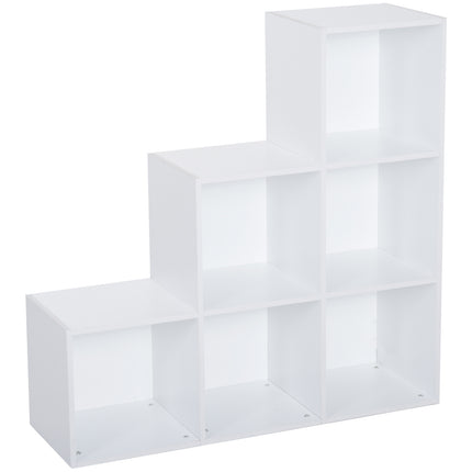 3-Tier 6-Cube Storage Unit Cabinet Bookcase Organizer - White