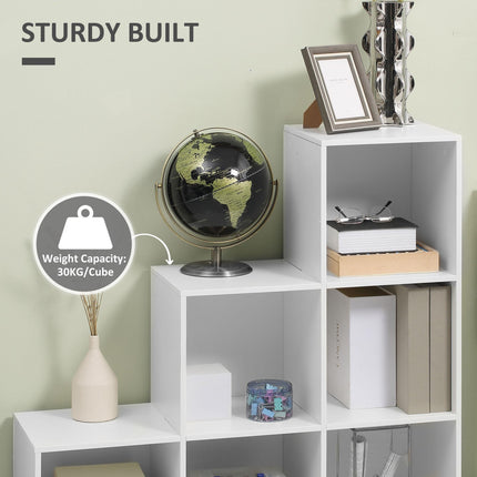 3-Tier 6-Cube Storage Unit Cabinet Bookcase Organizer - White