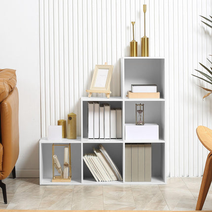 3-Tier 6-Cube Storage Unit Cabinet Bookcase Organizer - White
