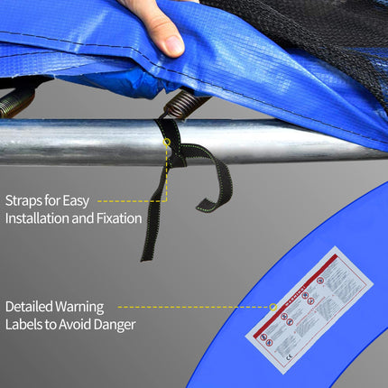 12ft Trampoline Surround Safety Foam Pad - Blue