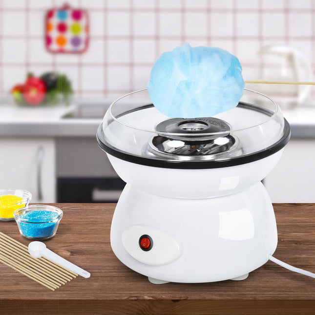 450W Candy Floss Machine, Professional Automatic Cotton Candy Sweet Machine with