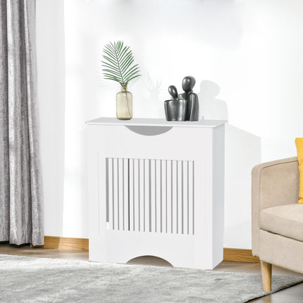 Radiator Cover 78W x 19D x 80.5H cm E1 Class 12mm MDF Engineered Wood - White