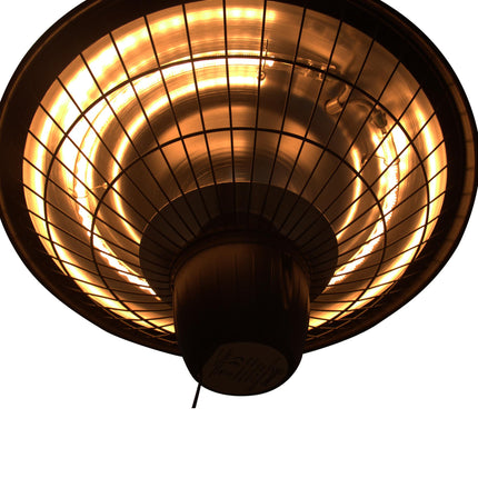 2100W Outdoor Ceiling Mounted Halogen Electric Heater Hanging Patio Garden Warme