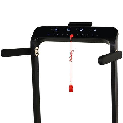 Foldable 600W Motorised Treadmill with 12 Speed Settings - Black
