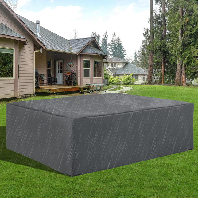 Oxford Waterproof UV Resistant Patio Corner Set Cover - Grey
