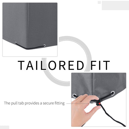 Oxford Waterproof UV Resistant Patio Corner Set Cover - Grey