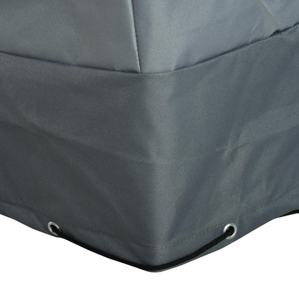 Rectangular Patio Chair Furniture Cover 600D Oxford Water UV Resistant - Grey