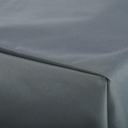 Rectangular Patio Chair Furniture Cover 600D Oxford Water UV Resistant - Grey