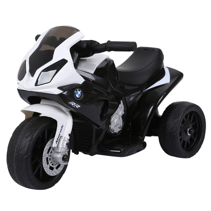Compatible Electric Kids Ride On BMW S1000RR Motorcycle with Headlights and Music 6V Battery Powered - Black