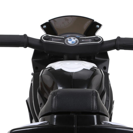 Compatible Electric Kids Ride On BMW S1000RR Motorcycle with Headlights and Music 6V Battery Powered - Black