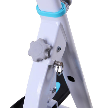Heavy Duty Steel Frame Stepper Machine with Handle and Non-Slip Pedals - Black