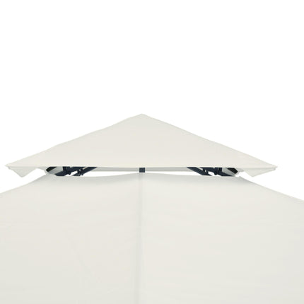 3x3 Metre Gazebo Replacement Canopy Roof Top - Cream White