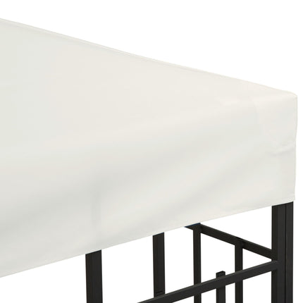 3x3 Metre Gazebo Replacement Canopy Roof Top - Cream White