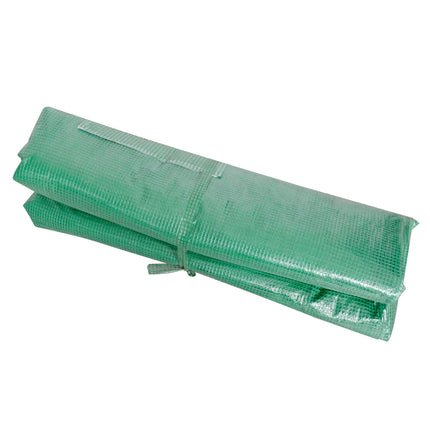 6 x 3 x 2m Tunnel Walk-in Greenhouse Replacement Cover with Roll-up Windows and Door - Green